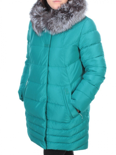 15-298 GREEN Пальто зимнее женское (200 гр. холлофайбера) размер M - 42 российский