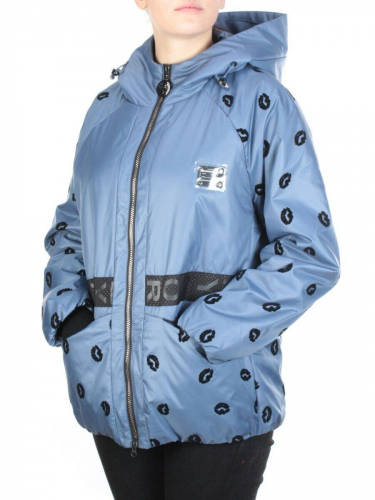 ZW-2166-C BLUE Куртка демисезонная женская BLACK LEOPARD (100 гр.синтепон) размер 50/52 российский