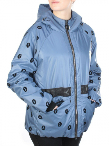ZW-2166-C BLUE Куртка демисезонная женская BLACK LEOPARD (100 гр.синтепон) размер 50/52 российский