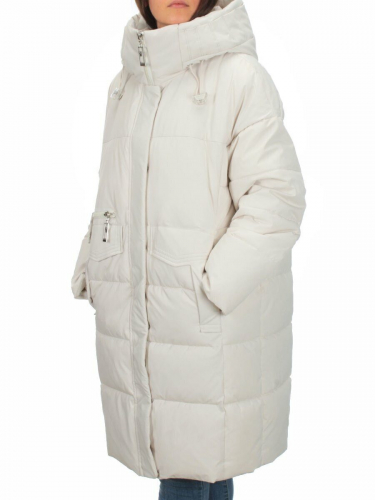 Y23-808 MILK Пальто зимнее женское (200 гр. тинсулейт) размер 3XL - 52 российский