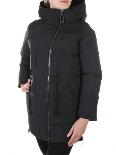 9932 BLACK Куртка демисезонная женская VI&VI размер 42
