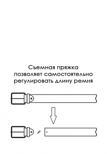 Ремень кожаный мужской CARPENTER Cr11 м.крокодил шоколад