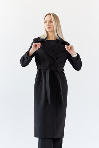 Пальто женское демисезонное 26115 (черный)