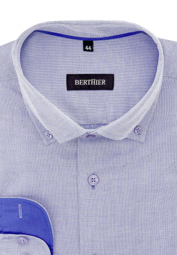 Сорочка мужская длинный рукав BERTHIER UDINE-835141/ Fit-Mb(0-1)