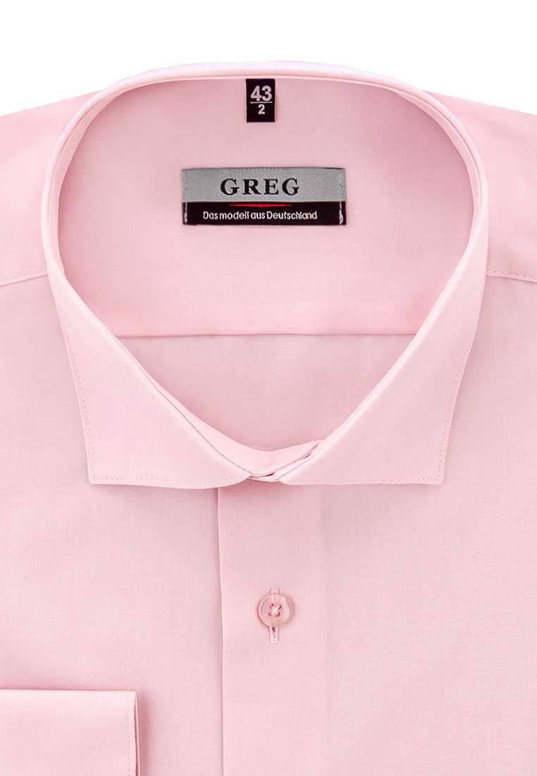Сорочка мужская длинный рукав GREG 620/139/LT ROSE/Z