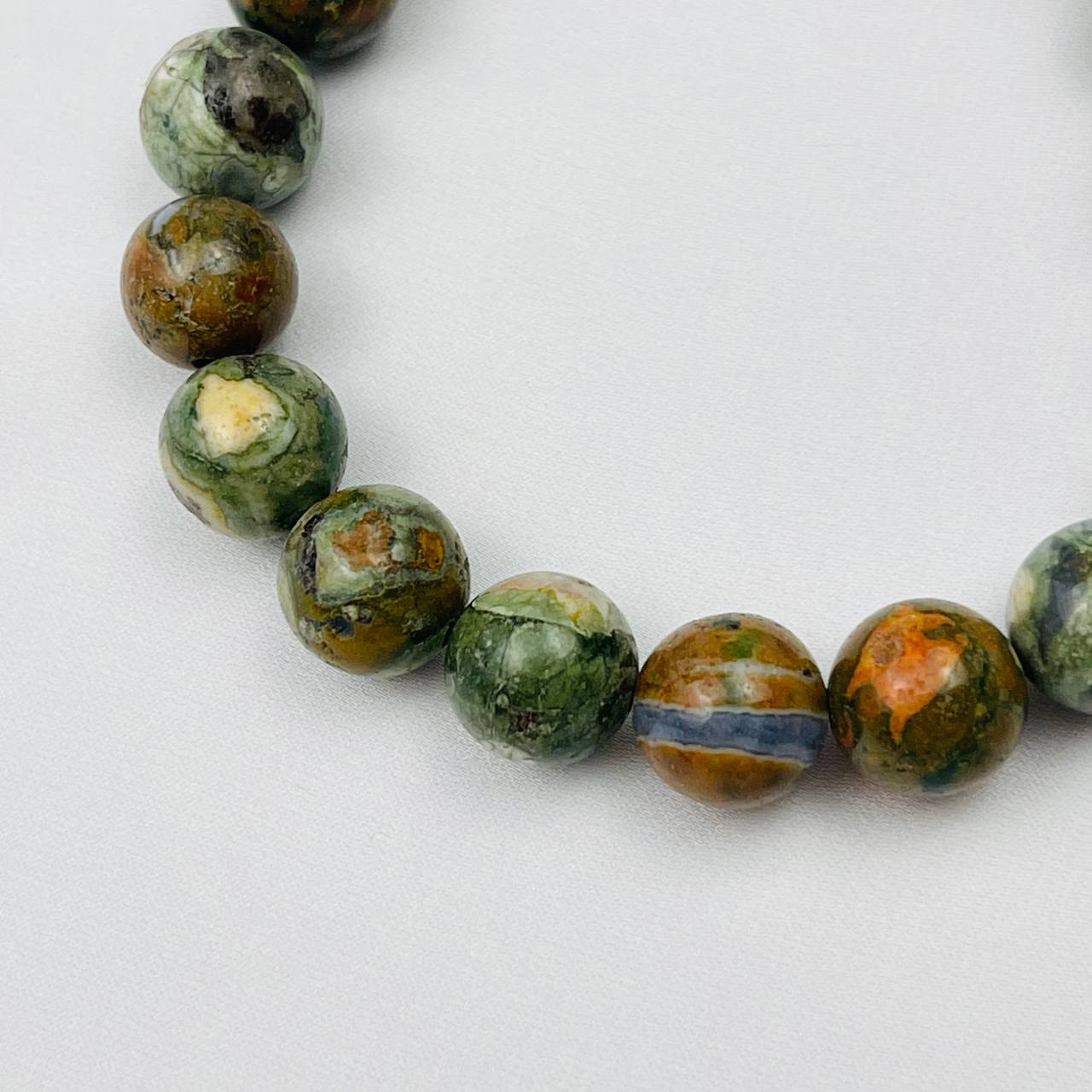 Радуга Самоцветов Браслет из океанической Яшмы