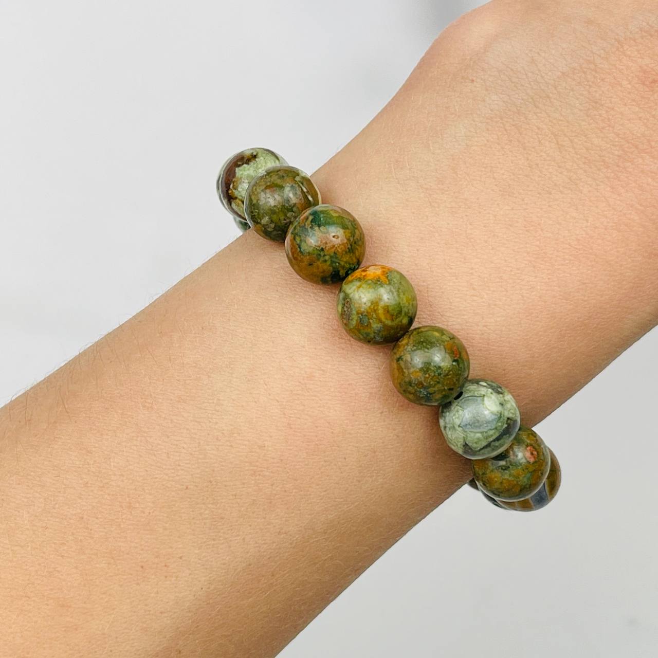 Радуга Самоцветов Браслет из океанической Яшмы