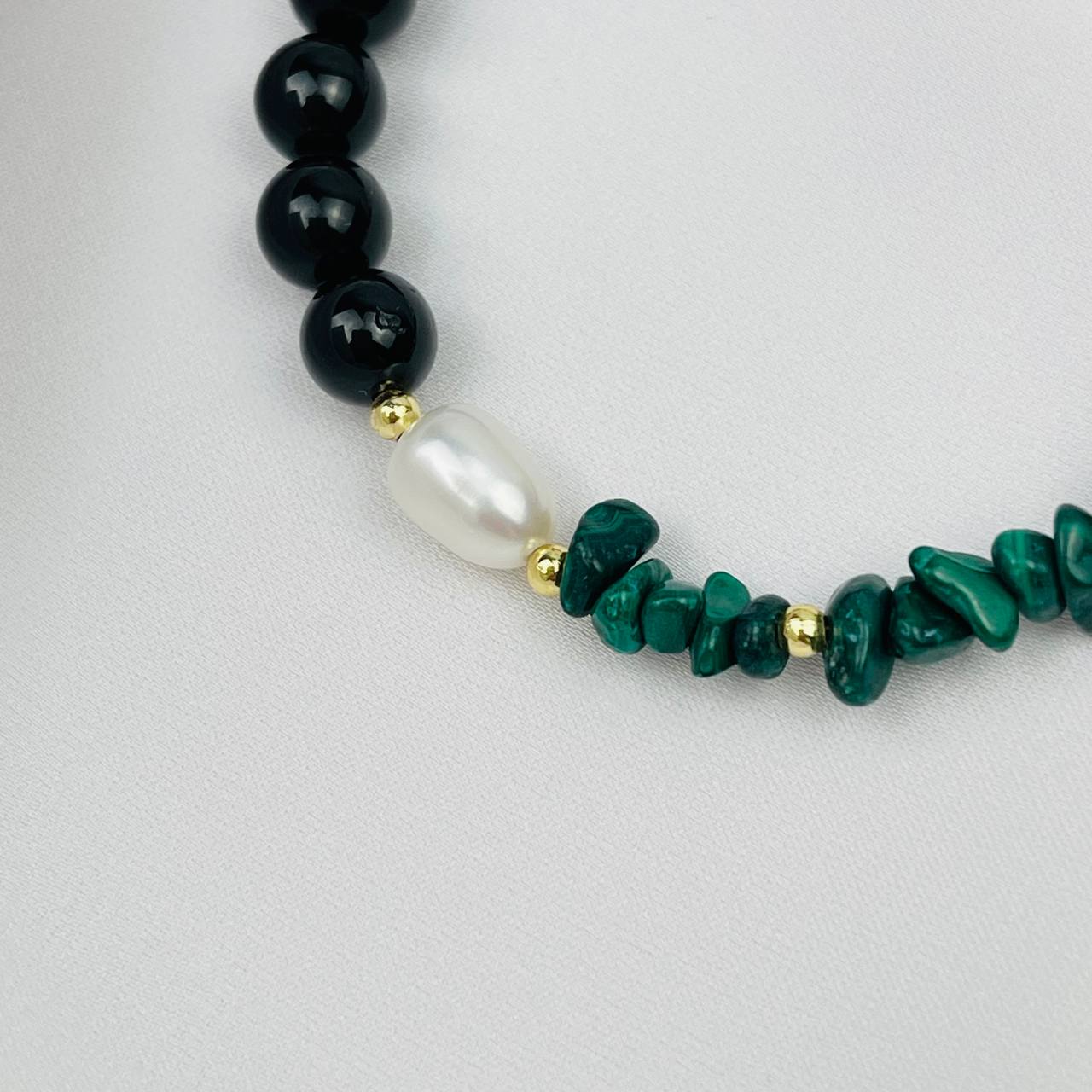 Радуга Самоцветов Браслет из черного Турмалина