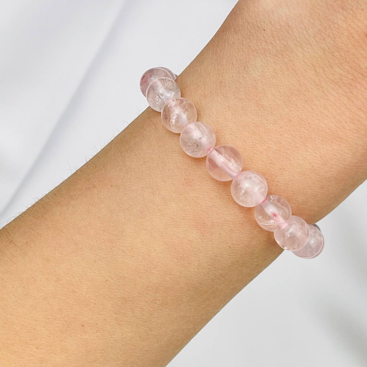 Радуга Самоцветов Браслет из Розового кварца