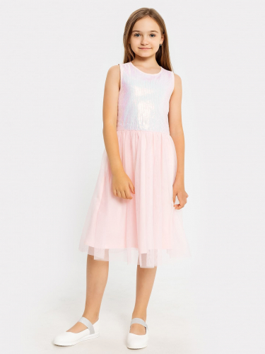 Платье для девочек в розовом оттенке
