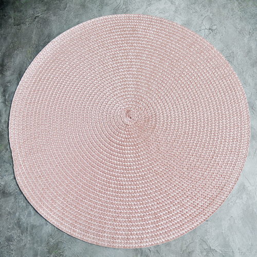Салфетка сервировочная плетеная 2шт 38см PPW-02 (пыльная роза)