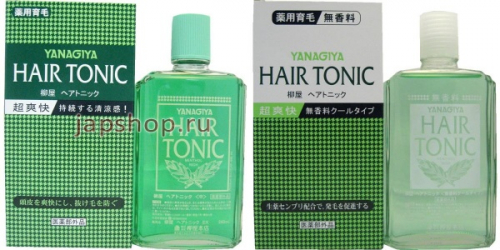 Комплект: 113235 Yanagiya Hair Tonic Тоник против выпадения волос, 240 мл. + 113808 Yanagiya Hair Tonic Тоник для роста волос, 240 мл.