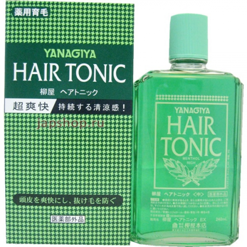 Комплект: 113235 Yanagiya Hair Tonic Тоник против выпадения волос, 240 мл. + 113808 Yanagiya Hair Tonic Тоник для роста волос, 240 мл.