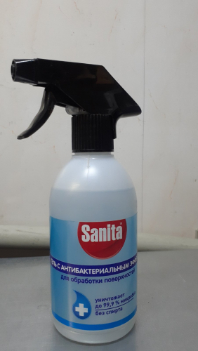Sanita гель для обработки поверхностей с антибактериальным эффектом 350мл