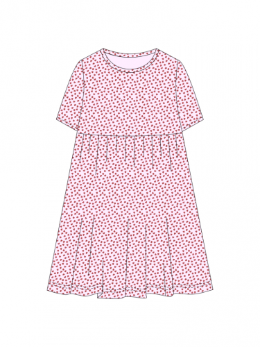 ПЛ-726/6 Платье Самира-6 Розовый