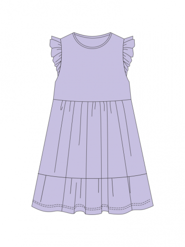 ПЛ-733/2 Платье Малибу-2 Сиреневый