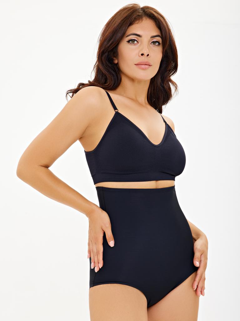 640749 DU1019 Трусы коррекция женские BLACK