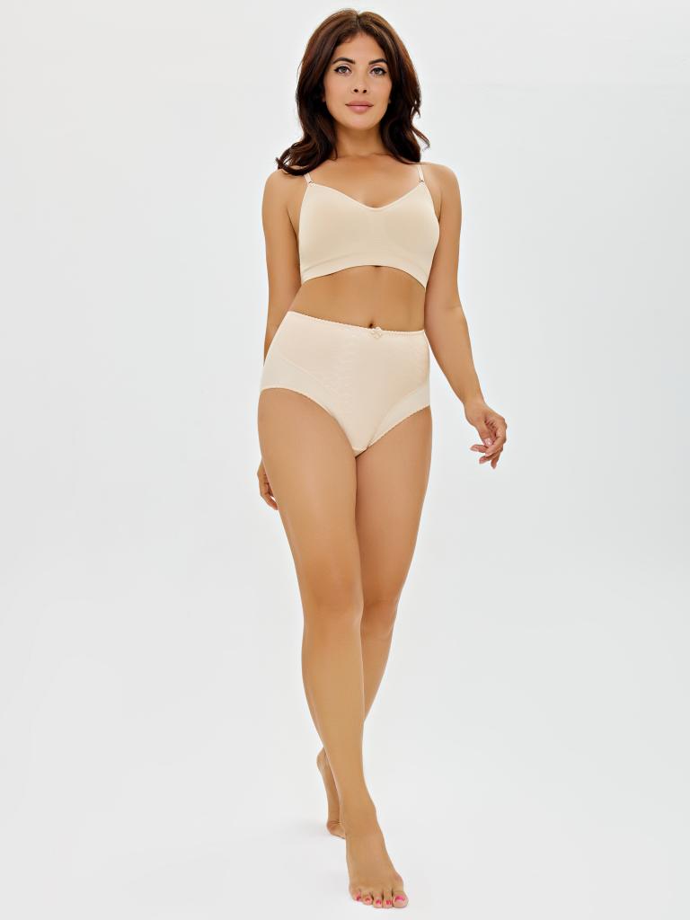 440489 DU1025 Трусы коррекция женские BEIGE