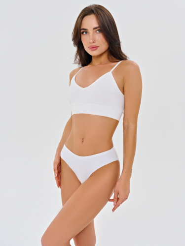 260358  DS1154 Трусы классика женские WHITE
