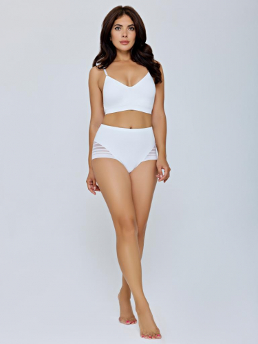 430467   DU1022 Трусы коррекция женские WHITE