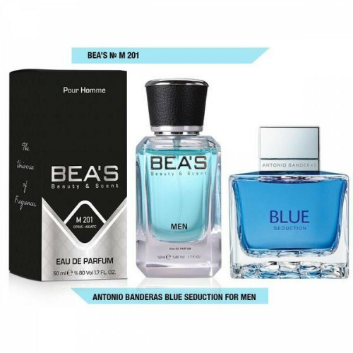 BEA'S 201 - Antonio Banderas Blue Seduction (для мужчин) 50ml