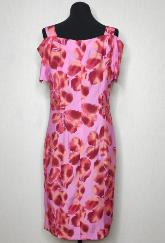 Платье Bazalini 4271 розовый цветы