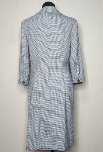 Платье Bazalini 4524 сине-белая лапка