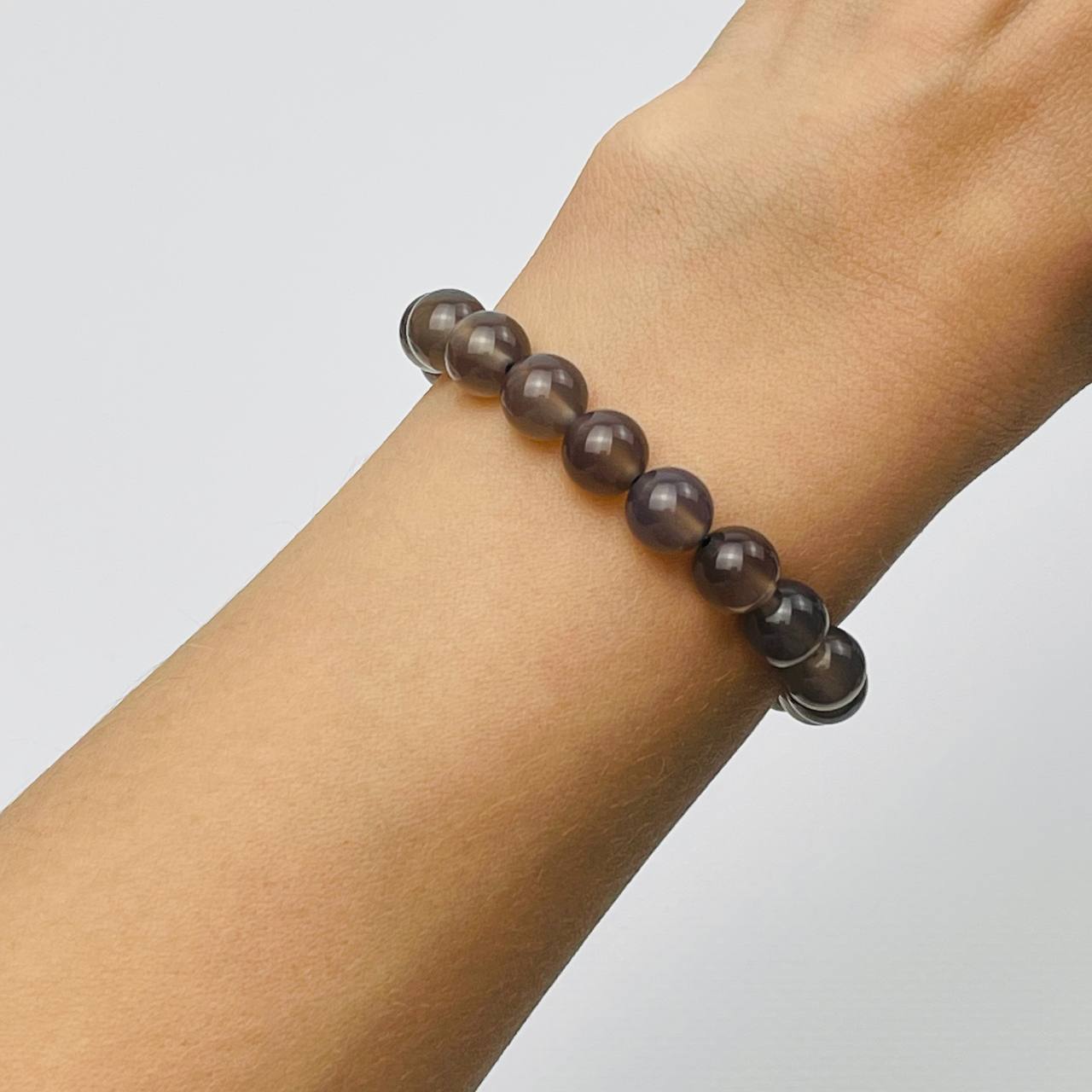 Радуга Самоцветов Браслет из серого Агата