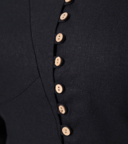 Комплект женский (блузка, юбка) ПА 144310wЧерный