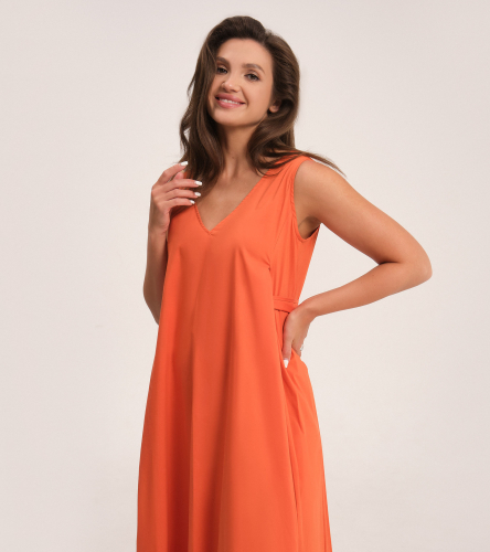 Платье женское ПА 130980wОранжевый