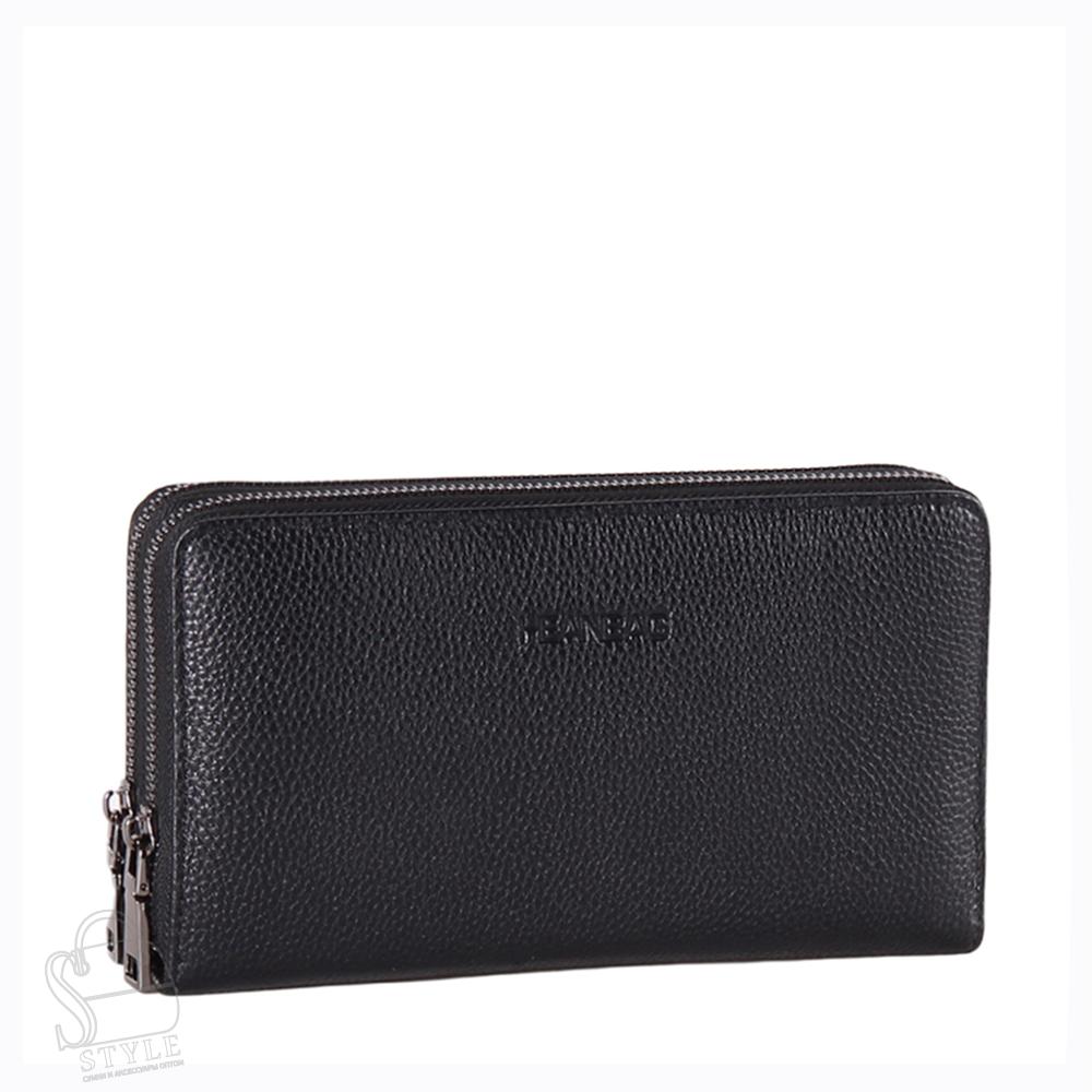 Клатч мужской кожаный 990H black Heanbag