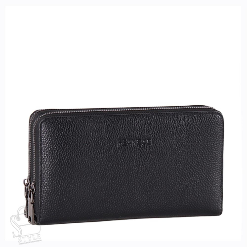 Клатч мужской кожаный 990H black Heanbag