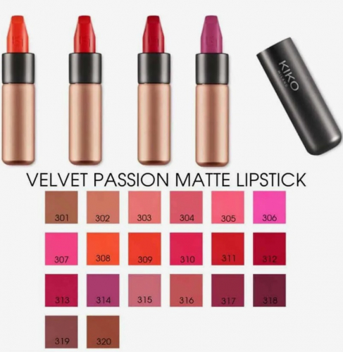 KIKO MILANO помада Velvet passion 3,5g