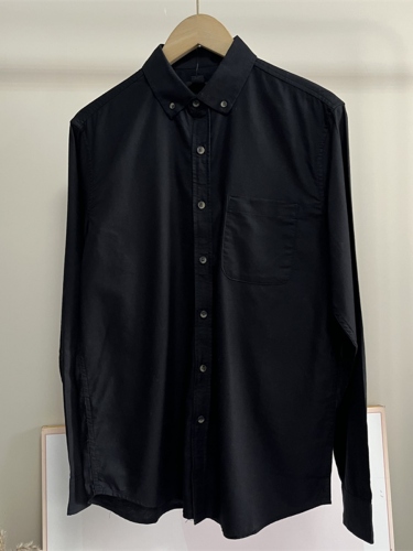 Рубашка мужская OSTIN черная 2179
