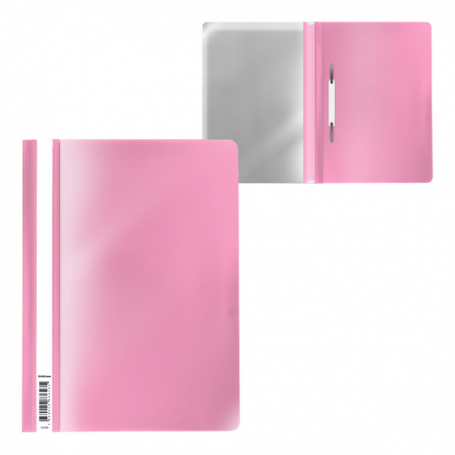 Папка-скоросш Pastel, A4, розовый (20 шт)