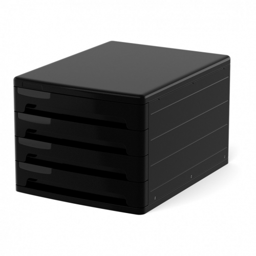 Файл-кабинет 4-секц Classic, черный