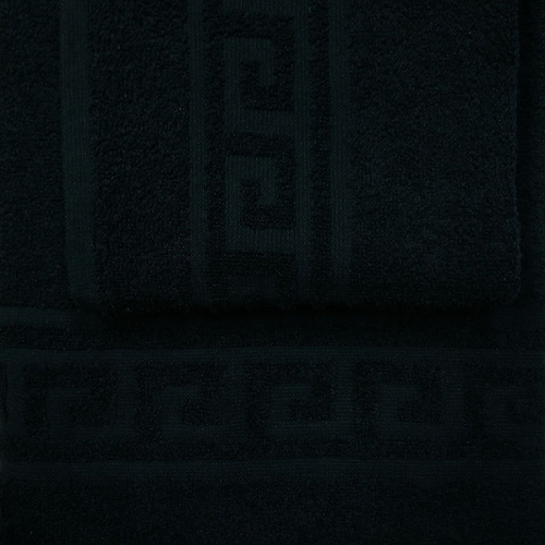 Полотенце Узбекистан Чёрное 30х30