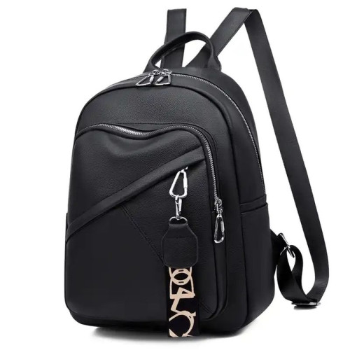 Женский кожаный рюкзак 5181 BLACK