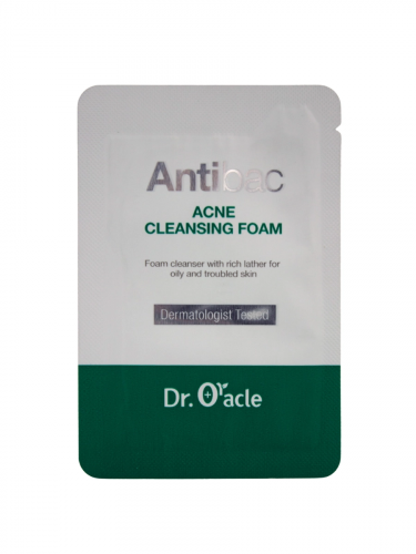 DR.ORACLE - ПЕНКА ДЛЯ УМЫВАНИЯ АНТИБАКТЕРИАЛЬНАЯ ANTIBAC ACNE CLEANSING FOAM, 3 ML