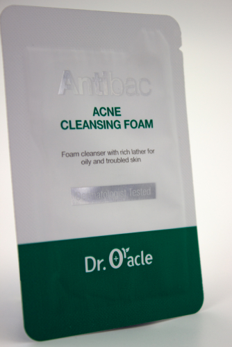 DR.ORACLE - ПЕНКА ДЛЯ УМЫВАНИЯ АНТИБАКТЕРИАЛЬНАЯ ANTIBAC ACNE CLEANSING FOAM, 3 ML