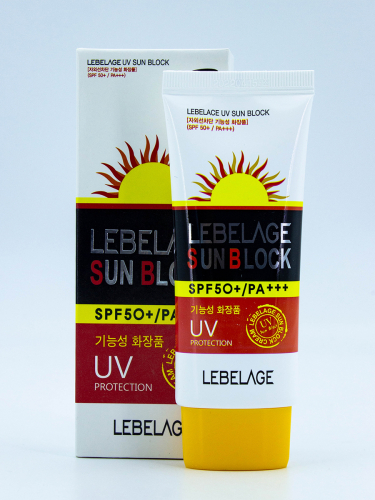 LEBELAGE - КРЕМ СОЛНЦЕЗАЩИТНЫЙ UV SUN BLOCK SPF50+ PA+++, 70 МЛ.