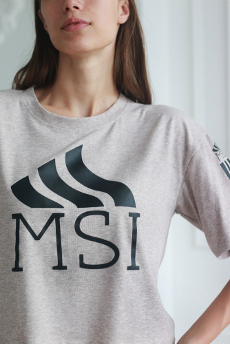 Коллекция MSI футболка Shortend (Шотенд-Укороченный) № 14 372 31big мокачино