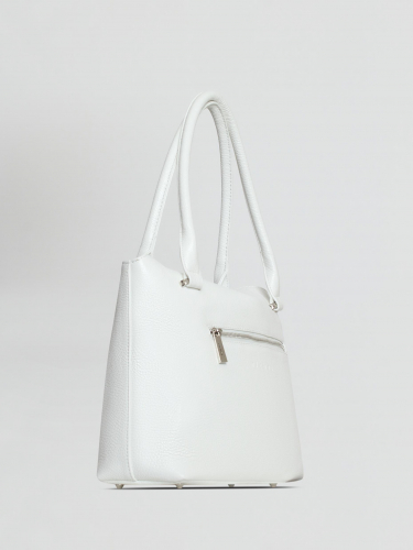 Сумка: Женская кожаная сумка Richet 3171LN 256 Белый