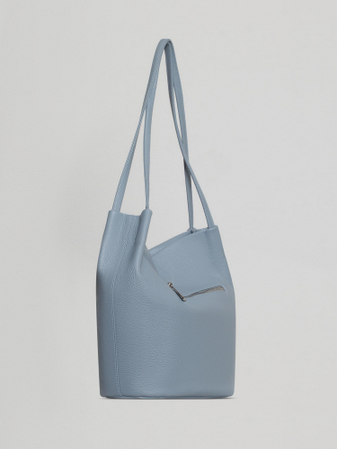 Сумка: Женская кожаная сумка Richet 3162LN 349 Голубой