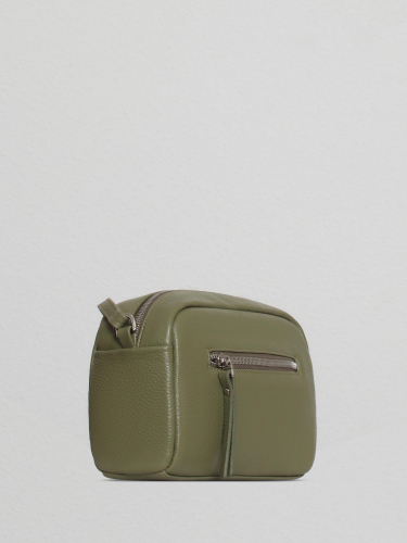 Сумка: Женская кожаная сумка Richet 3182LN 261 Зеленый