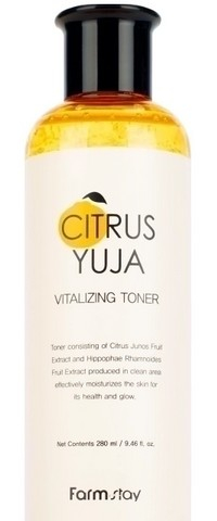 Тонер для лица освежающий с экстрактом юдзу FARMSTAY Citrus Yuja Vitalizing Toner