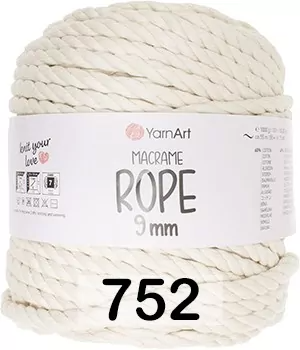 Пряжа YarnArt Macrame Rope 9 мм