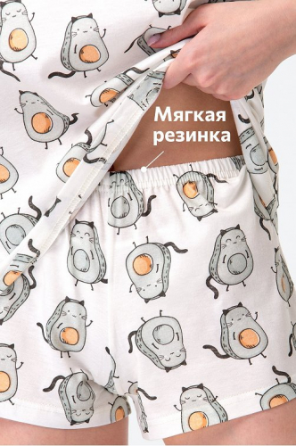 Женская пижама с шортами Happyfox
