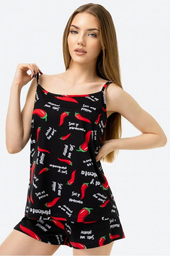 Женская пижама с шортами Happyfox