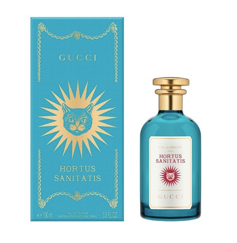 Копия парфюма Gucci Hortus Sanitatis (высокая бирюзовая упаковка)